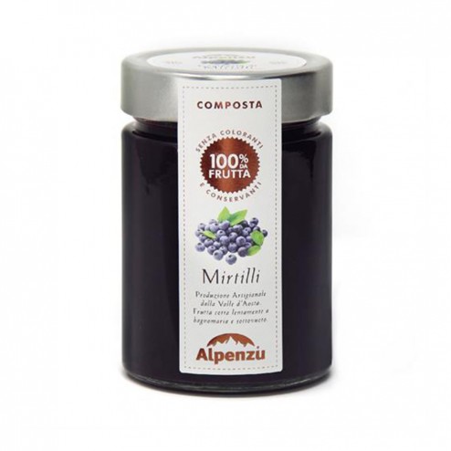 Confiture de Myrtilles 100% Fruits - 350gr