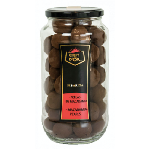 Perles de noix de macadamia enrobées de chocolat - 600gr