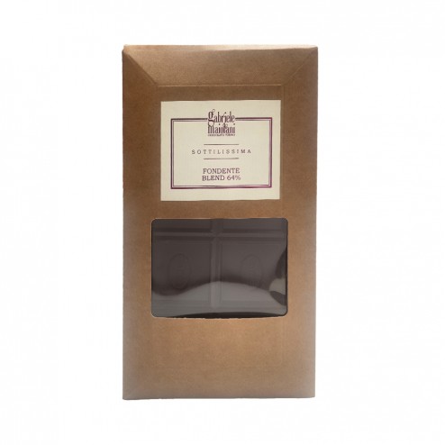 Tablette de chocolat - Chocolat noir - mélange 64%.