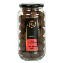Perles de noix de macadamia enrobées de chocolat - 600gr