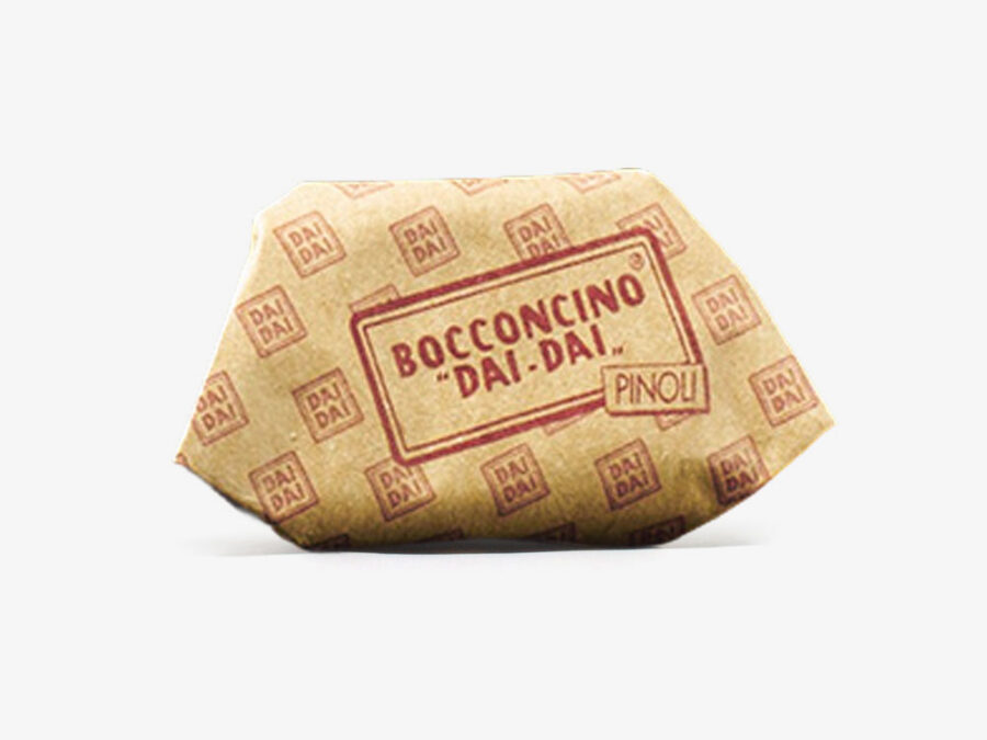 Individually wrapped Dai Dai pine nut Bocconcino.