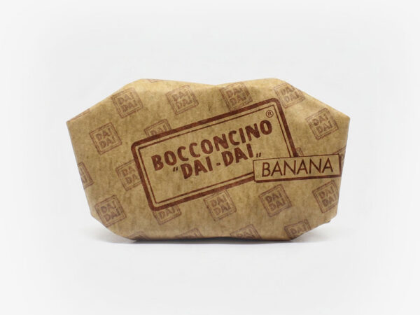 Individually wrapped Dai Dai banana Bocconcino.