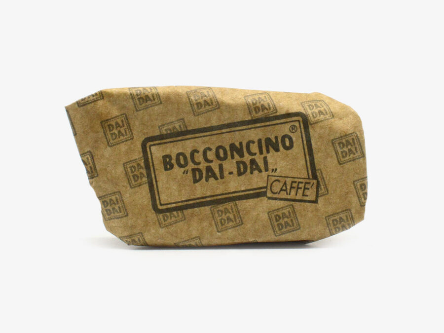 Individually wrapped Dai Dai coffee Bocconcino.